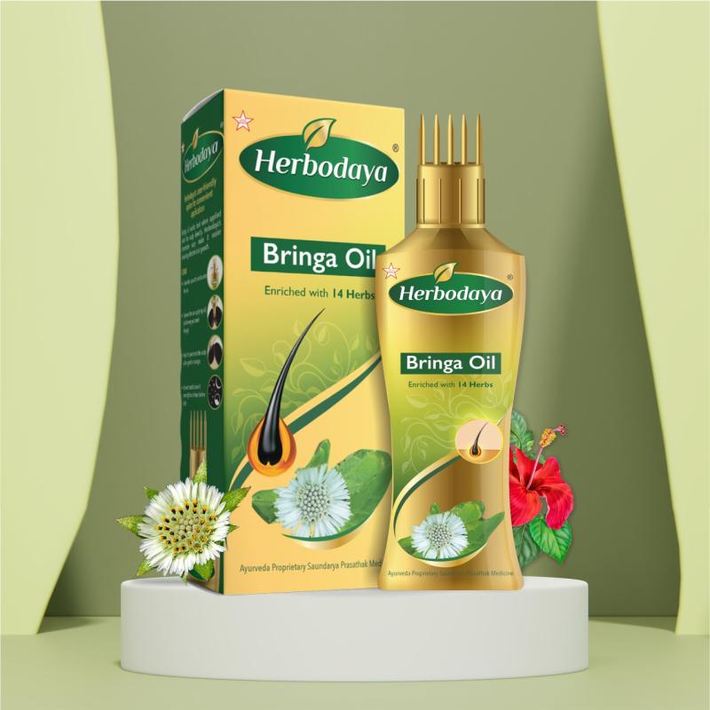 Bringa Hair Oil - Enriched with 14 Herbs