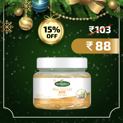 Aloe Vera Gel – Sandal for Anti-Aging – 100 gm