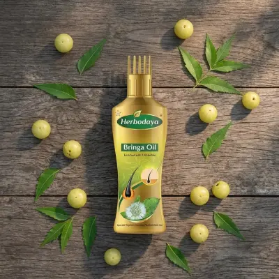 Bringa Oil (100ml) + Hair Health Supplement (60 Nos) Combo