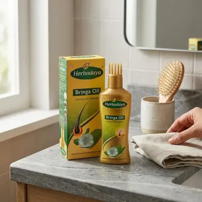 Bringa Hair Oil - Enriched with 14 Herbs