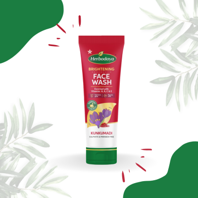 Brightening Kunkumadi Face wash 100ML (Free Neem & Aloe vera Face wash 20ML)