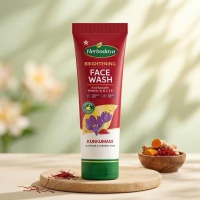 Brightening Kunkumadi Face Wash 100ml (Free Anti-Acne Neem & Aloevera Face wash 20ml)